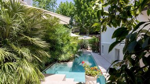 Una piscina riscaldata