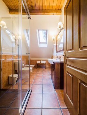 Hair dryer, towels, soap, toilet paper - Rural apartment L'Abiseu for 4 people (Villablino)