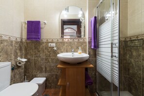 Shower, hair dryer