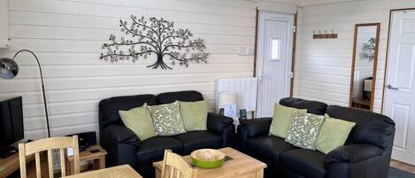 Smart TV, DVD player, livros