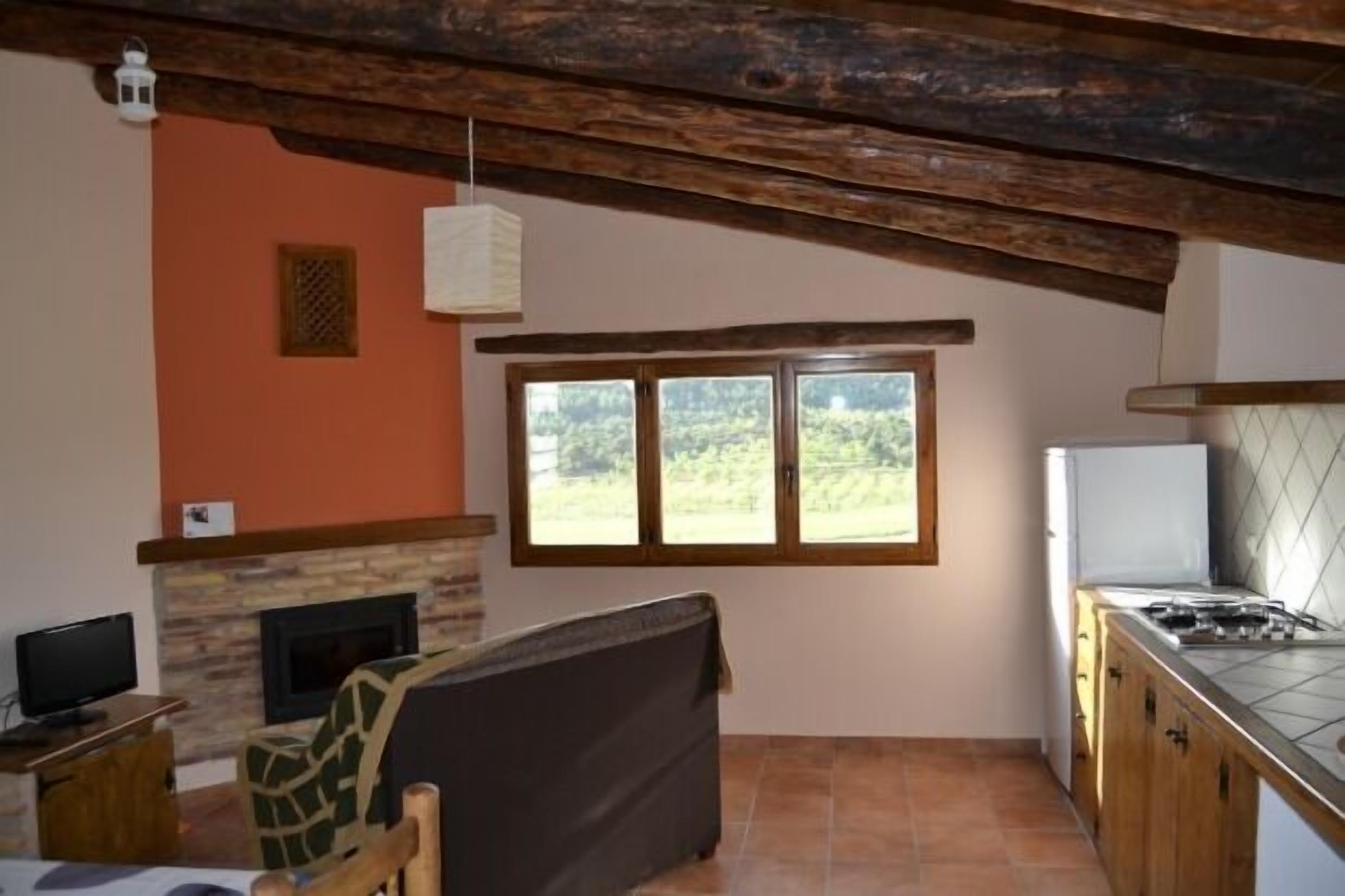 Self catering Mas de Salvador for 4 people. THE LIVING ROOM