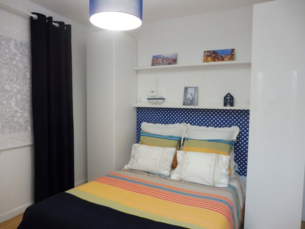 2 dormitorios, cuna de viaje, wifi y ropa de cama