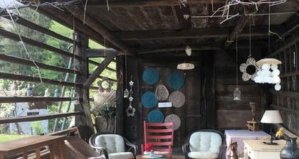 Colorful family house in the country: for a large or two family friends