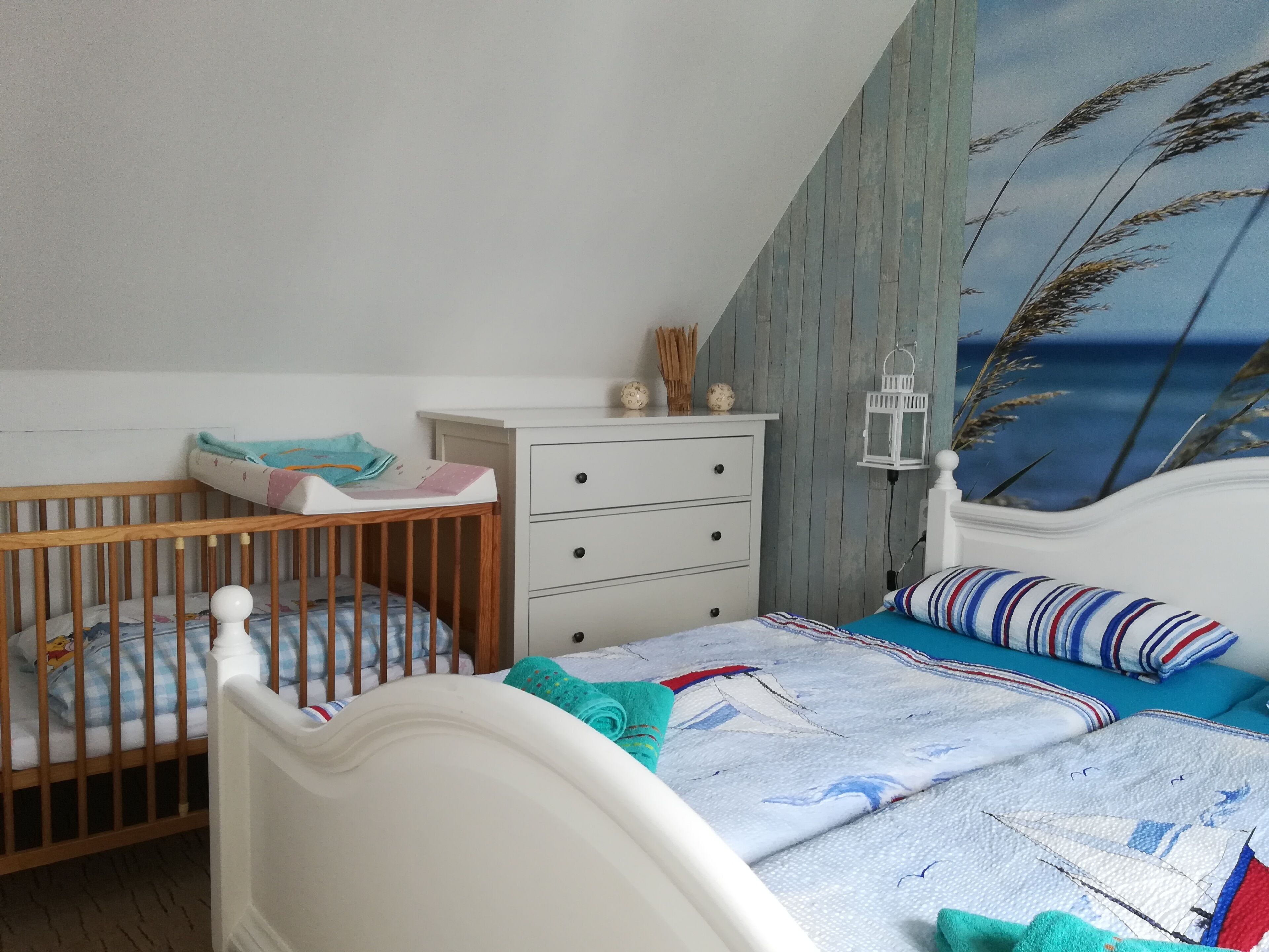 4 * Holiday house "Relax & Fit" with sauna, fitness, garden, playground, 1300 m beach