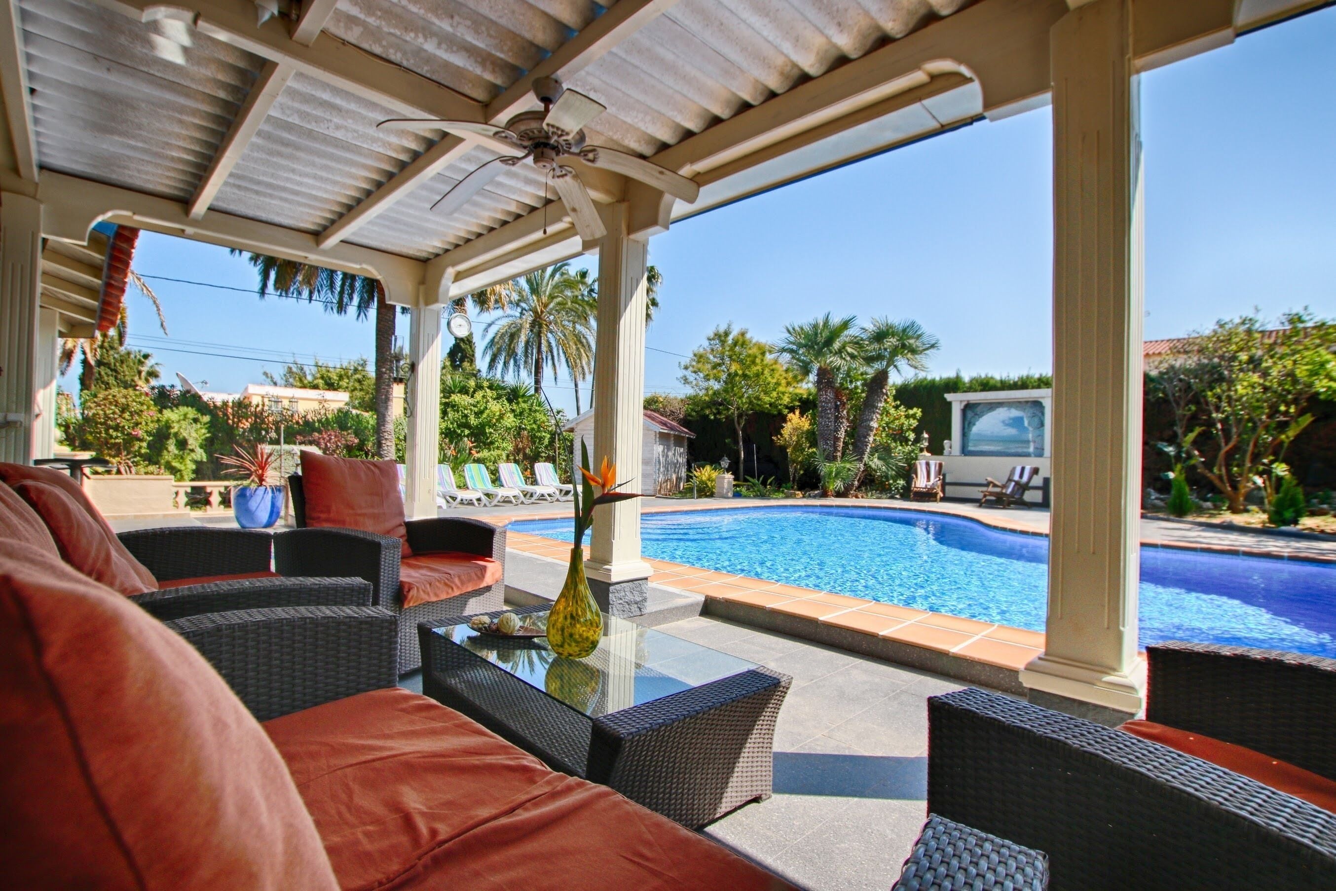 Alberca al aire libre 