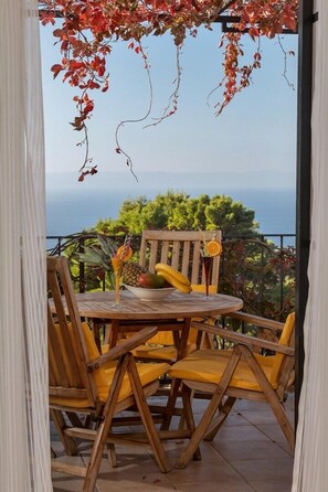 Outdoor dining - Villa Marta in Tucepi, private pool (Tucepi)