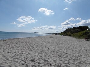 Tæt på stranden, liggestole