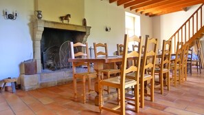 Dining - Vendée lodge, with heated indoor pool, surrounded by nature (Le Tablier)