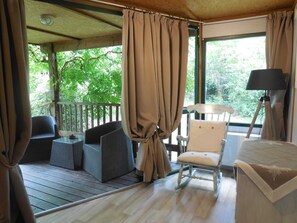 Blick von der Unterkunft