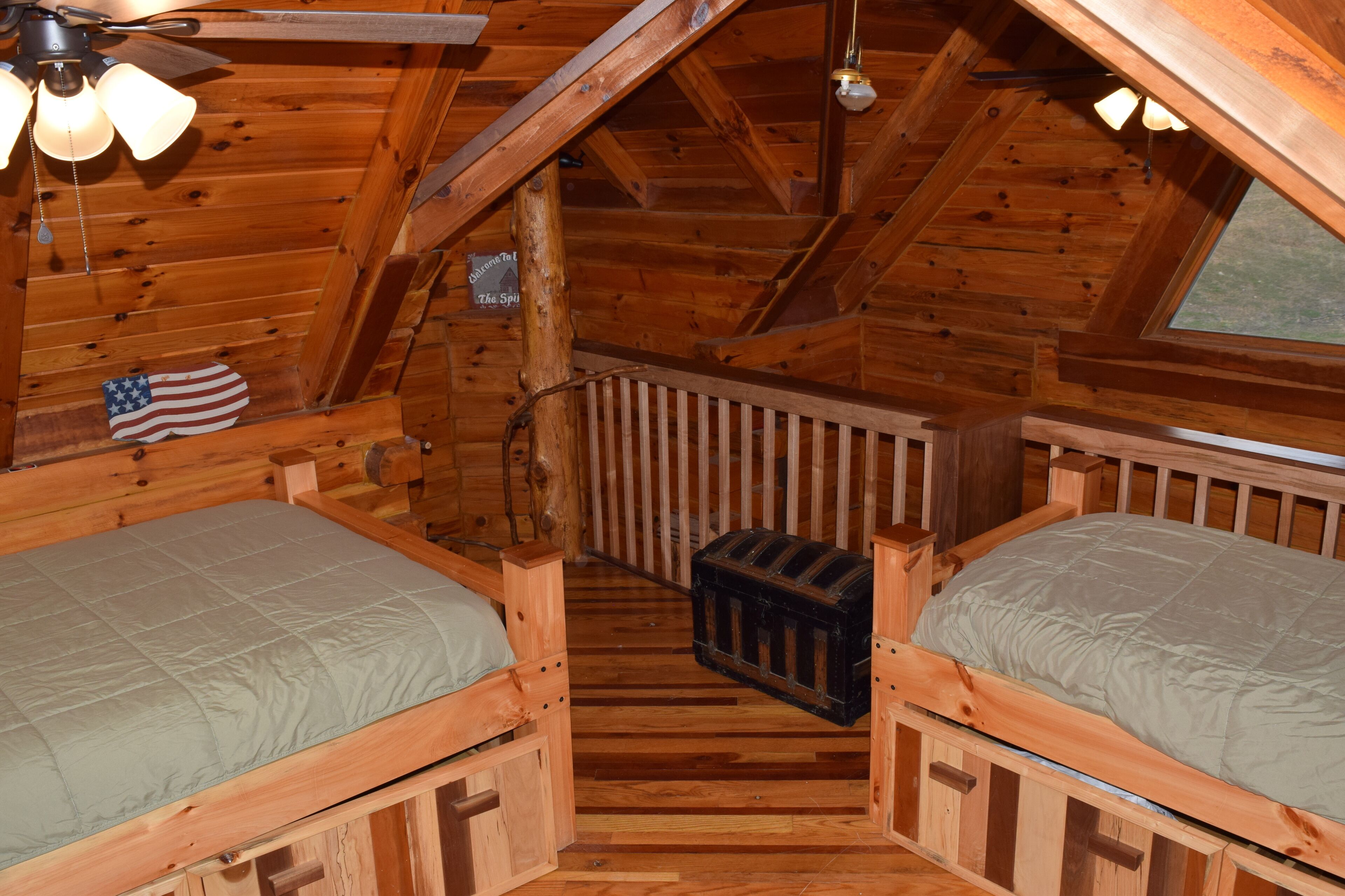 Rustic Hunting Cabin located on a Working Farm