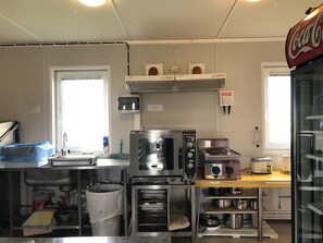 Fridge, microwave