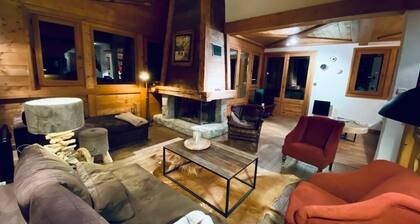 Fantastisches Chalet in MegĂšve, 5CH, 4 Badezimmer, in der NĂ€he des Zentrums und der Skilifte