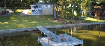 Stille Lake Front Home på Sugar Creek / Elk River