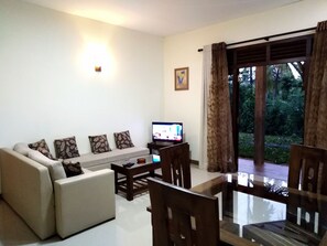 TV, fireplace, DVD player - Sky Residencie Hikkaduwa (Hikkaduwa)