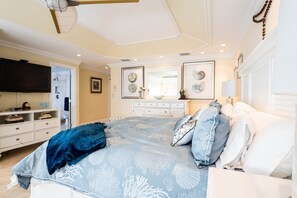 5 chambres, coffres-forts dans les chambres, bureau