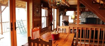 Classic Log Cabin w/ Secluded Mountain Views!