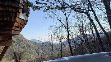 Cabane, vue montagne (PerchĂ© dans les Arbres ) | Vue depuis lâhĂ©bergement