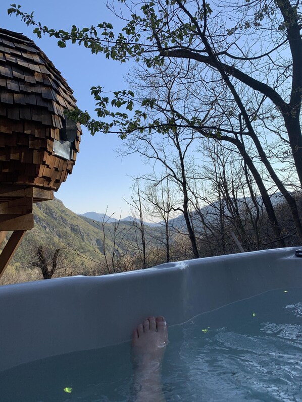 캐빈, 산 전망 (Perché dans les Arbres ) | 숙박 시설의 전망