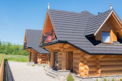 Domek luxury z sauną