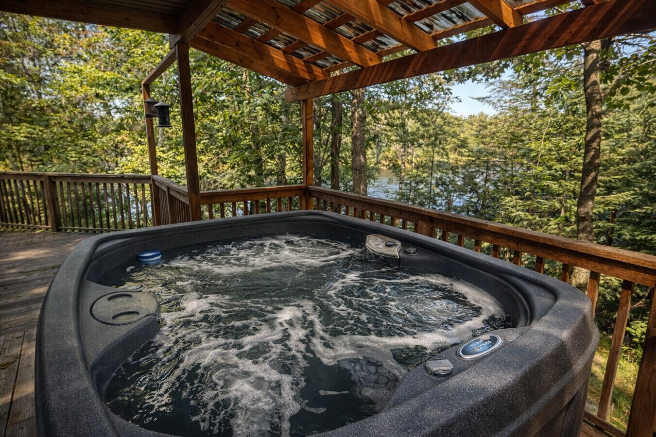 Baignoire à remous extérieure