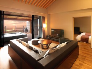 Premium-værelse (2F, with Hot Spring) | Pengeskab på værelset, gratis Wi-Fi