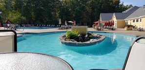 Indoor pool, outdoor pool