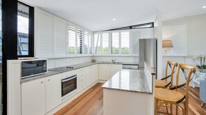 Microwave, dishwasher, highchair