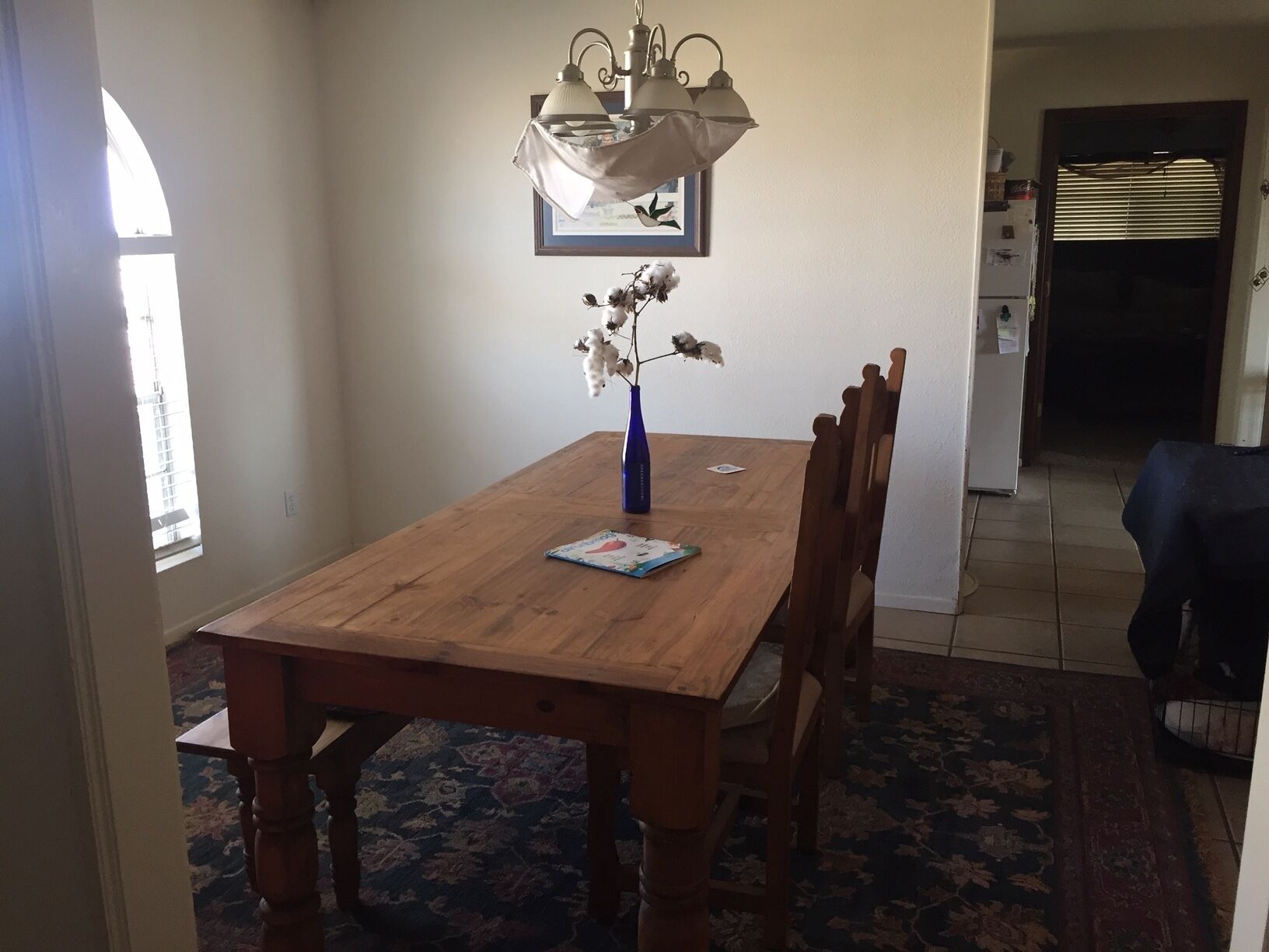 Shared space in quiet home with three dogs and a cat. Private bedroom & bathroom