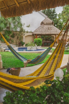 Alberca al aire libre 