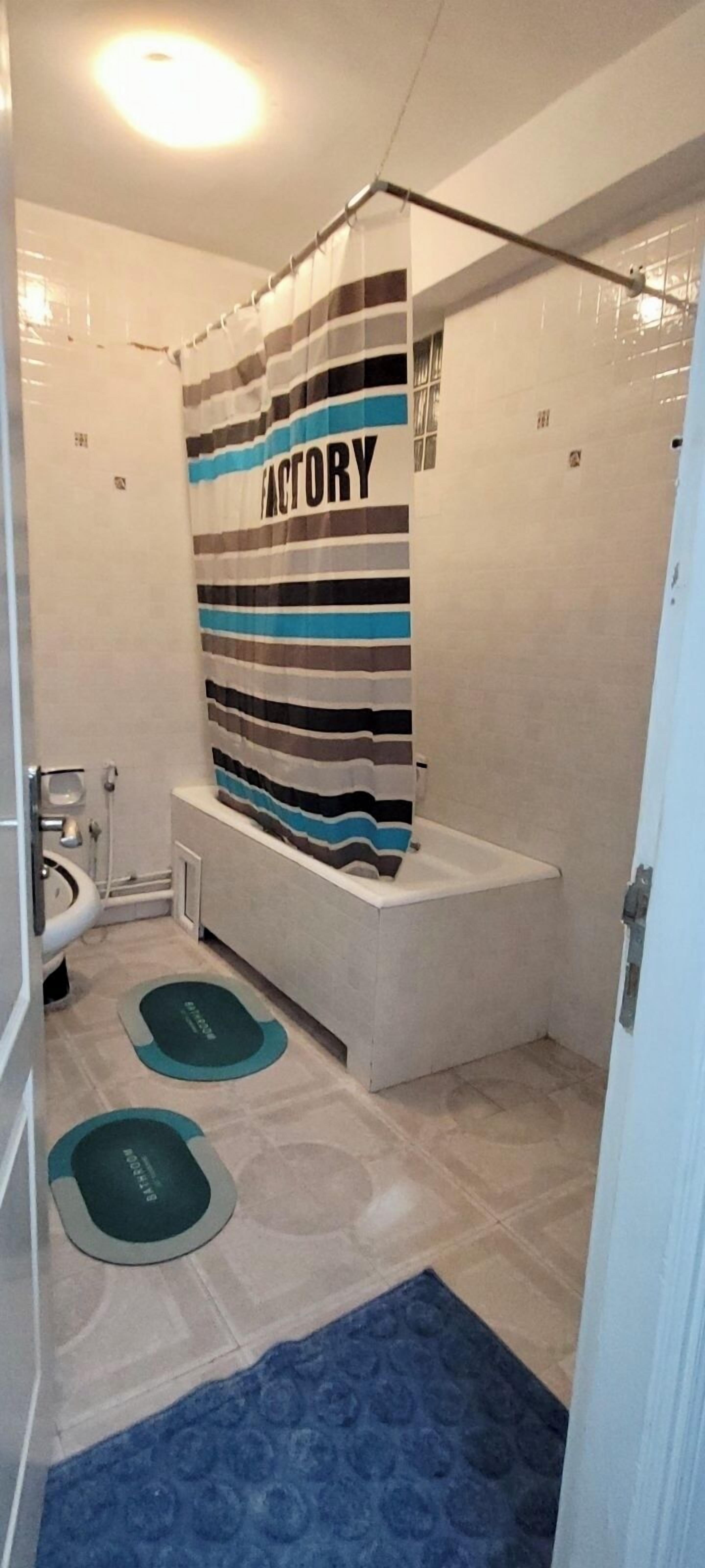 Towels, soap, toilet paper