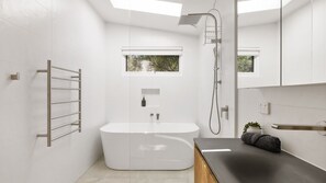 Shower, hair dryer