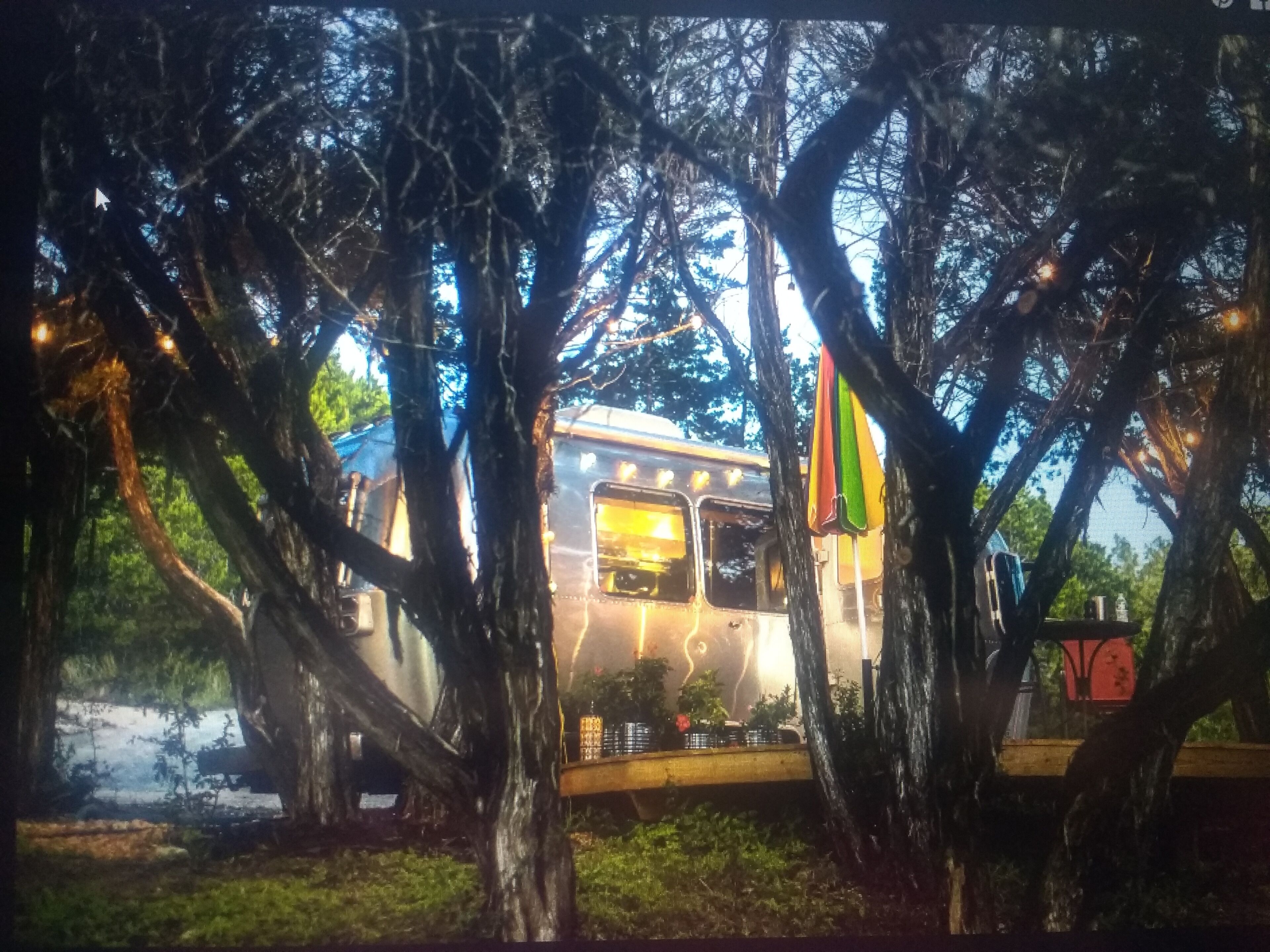 "Moonbeam " the Airstream on Round Mountain Ranch