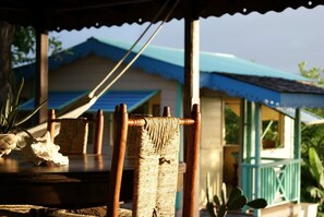 Outdoor dining - Italian House 2 double bedroom Best view (Gros Islet)