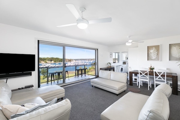 Lounge room with spectacular views