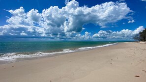 On the beach