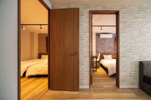Family Villa, 3 Bedrooms | Desk, laptop workspace, blackout curtains, soundproofing - e-stay namba (Osaka)