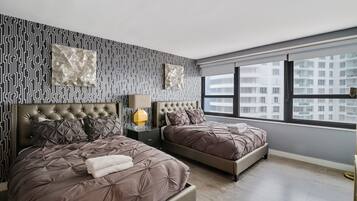 2 dormitorios, tabla de planchar con plancha, wifi gratis y ropa de cama