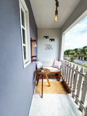 Terrace/patio - Chalets caiçara serrambi apt, studio type (Serrambi)