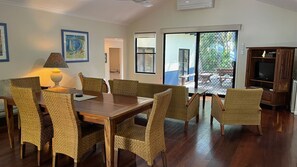 Dining - 8 Orania Court - Rainbow Shores. Privacy, Peace and Quiet (RAINBOW BEACH)