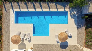 Outdoor pool, a heated pool - Designer House | Epic Pool | A+ Location Overlooking Stari Grad Old Town (Stari Grad)