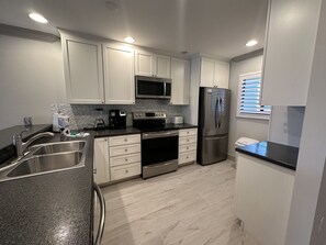 Fridge, microwave, oven, dishwasher - Updated Gulf View Condo in Beautiful Siesta Dunes, 5-205 (Siesta Key)