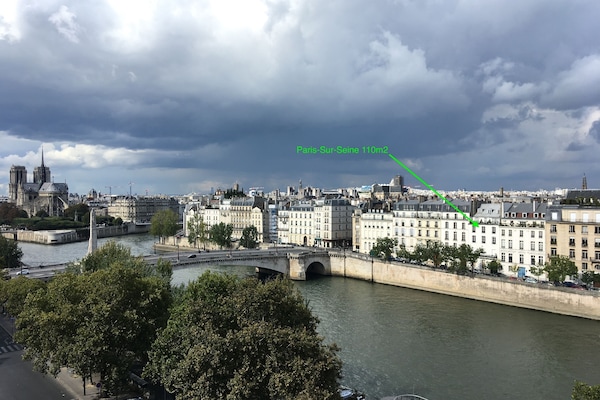 Vue depuis l’hébergement