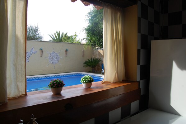 Utsikt fra overnattingsstedet