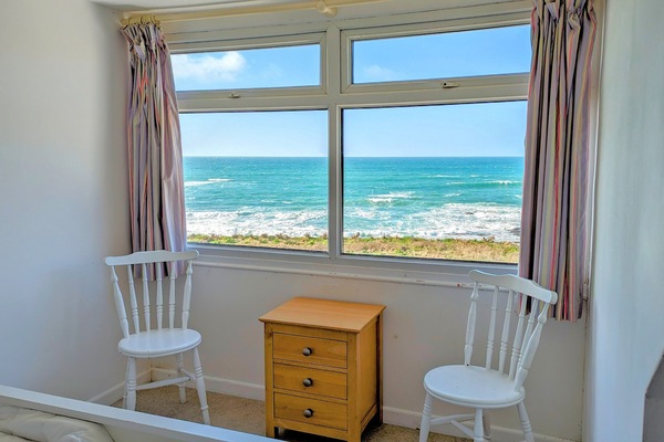 We have one of the best views in Trevone as we look directly onto the sea.