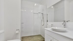 Shower, toilet paper