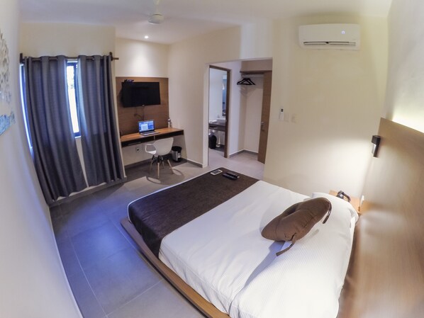 1 bedroom, iron/ironing board, Internet, bed sheets