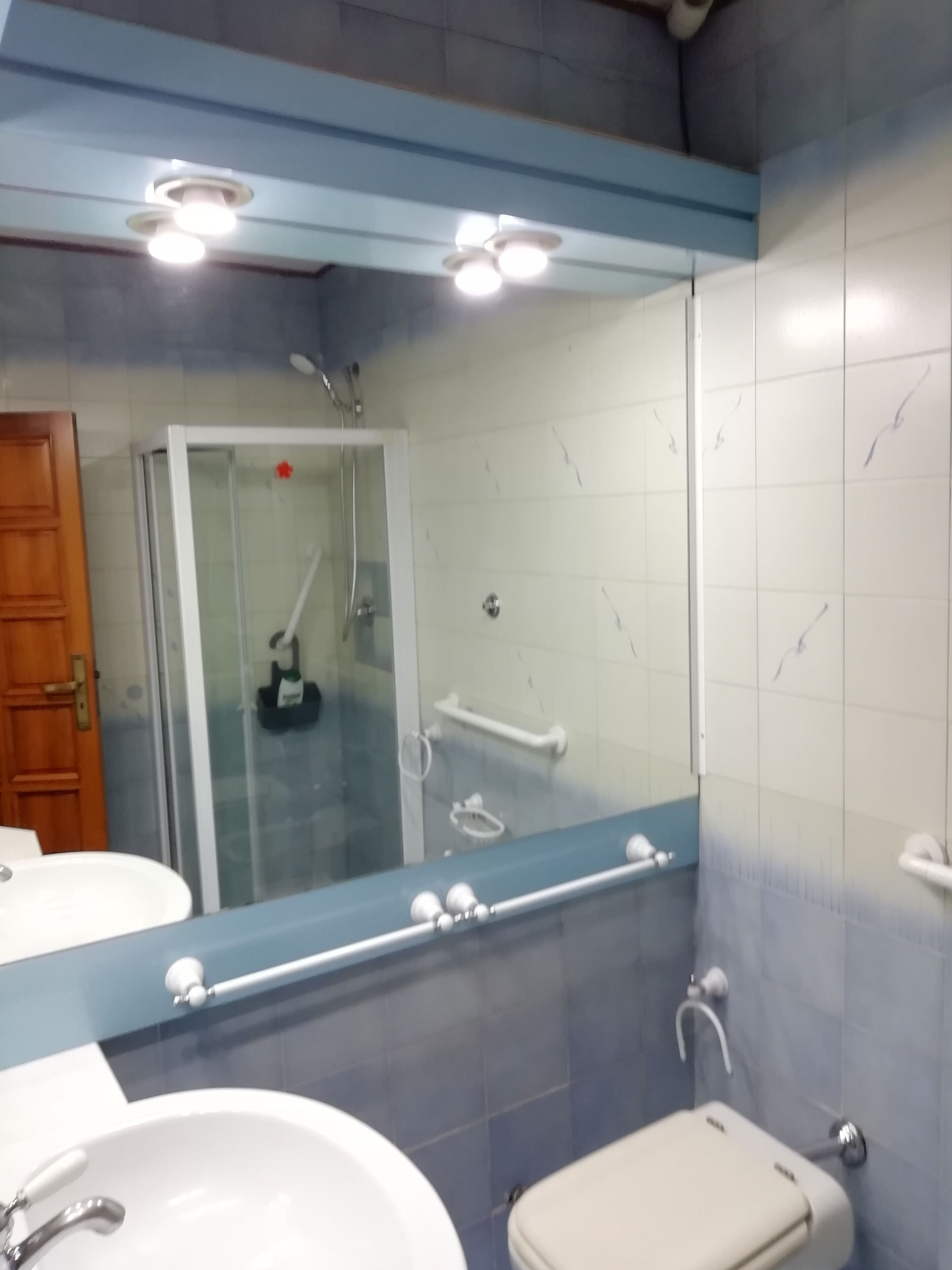 Dusche, Haartrockner, Bidet, Handtücher