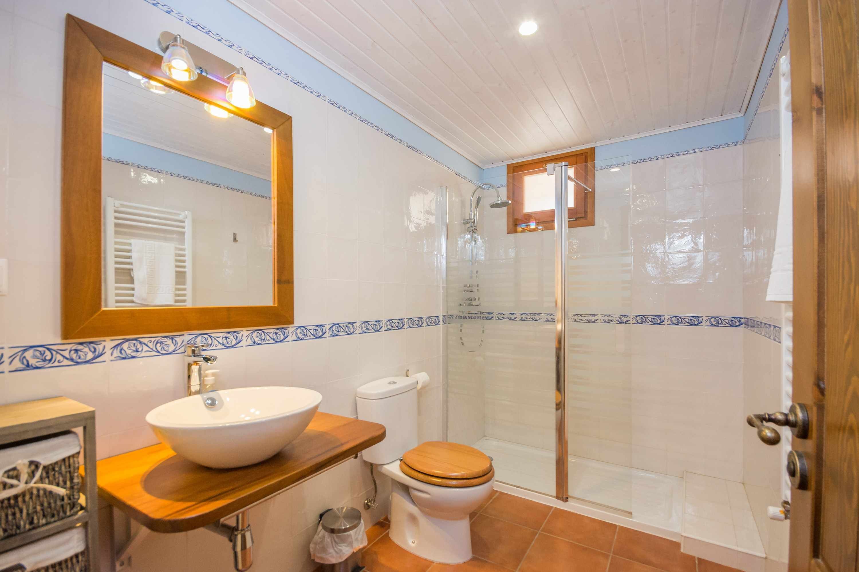 Lo Tossal II. fireplace and terrace