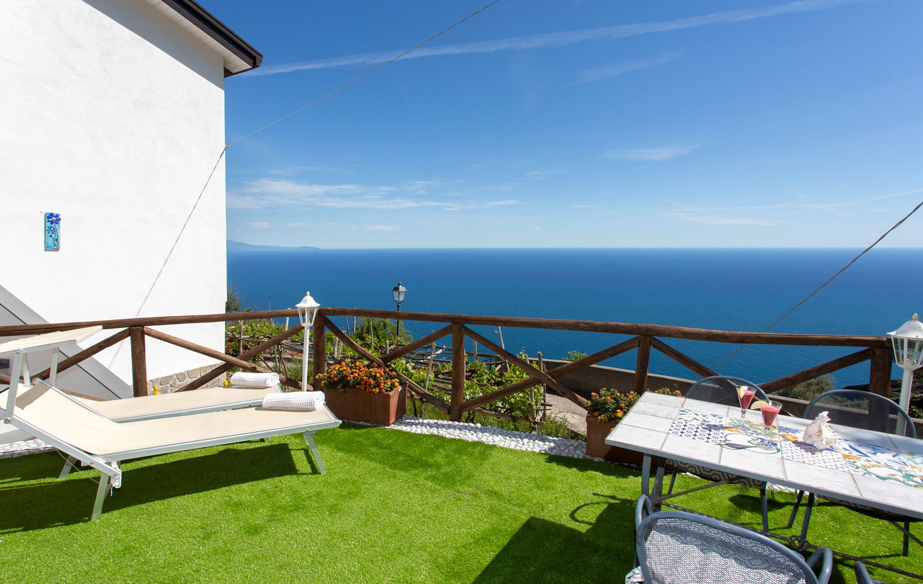 "Holidays Perla D'Amalfi" spectacular garden and breathtaking view