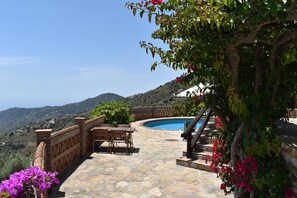Outdoor dining - Finca Durillo with private pool for 6 people (Competa)